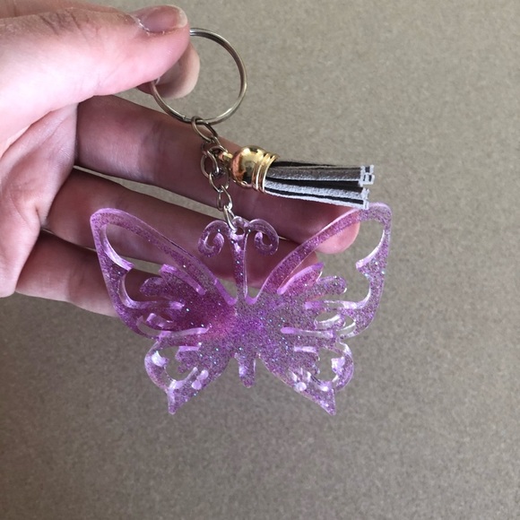 ๐๐HP๐๐ Handmade Butterfly Keychain - Picture 2 of 6